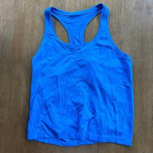 lululemon Swiftly Tech Racerback Tank Top 2.0 Race Length sz. 12 "poolside" colo